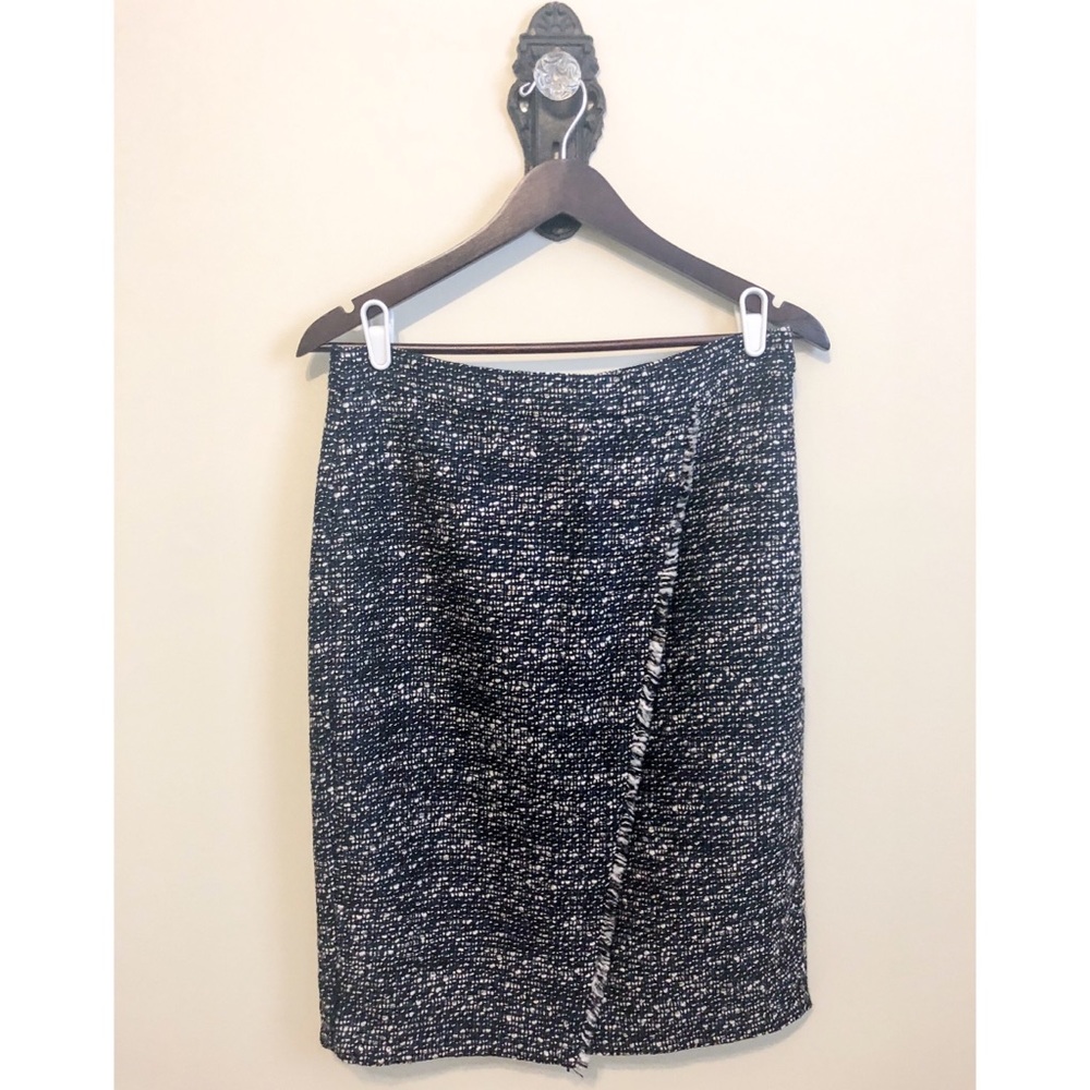 JCrew Tweed Metallic Pencil Skirt